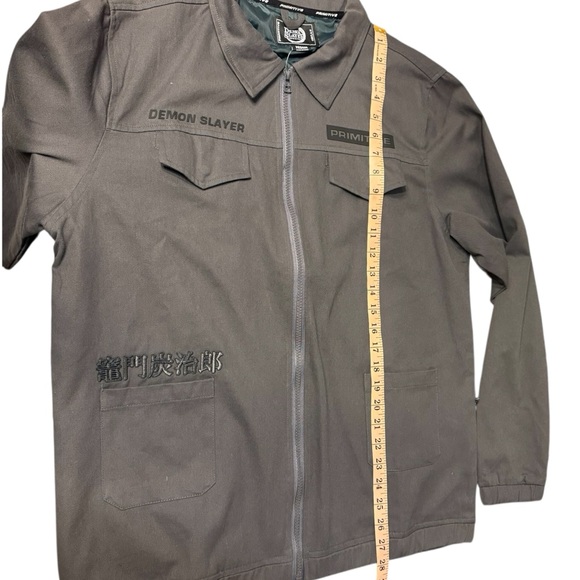 Primitive X Demon Slayer Charcoal Utility Jacket. Tanjiro Jacket. Size Medium. - Picture 10 of 15
